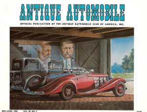 ANTIQUE AUTOMOBILE 1985 MAY - MERCEDES, '31 CADDY, PEDAL CAR, MCKAY